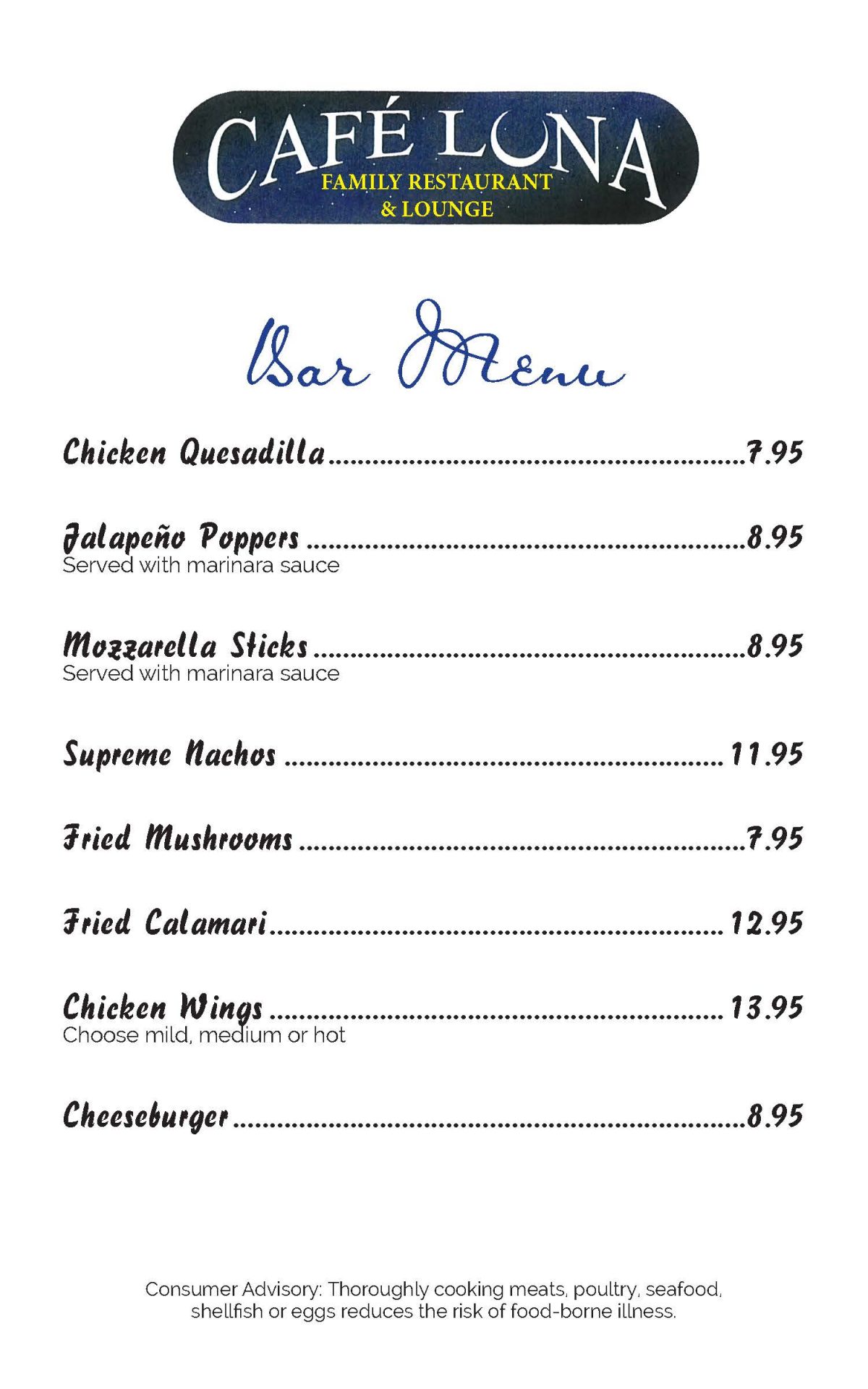 Cafe Luna Restaurant in Cromwell, CT Restaurant in Cheshite, CT